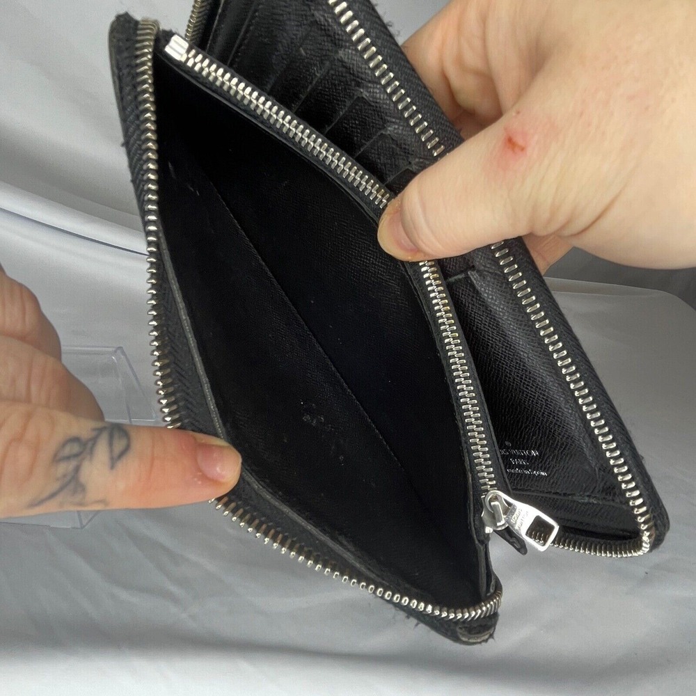 Louis Vuitton Wallet Damier Graphite Zip Around Travel Wallet, Code: CA 0112 - Picture 6 of 11
